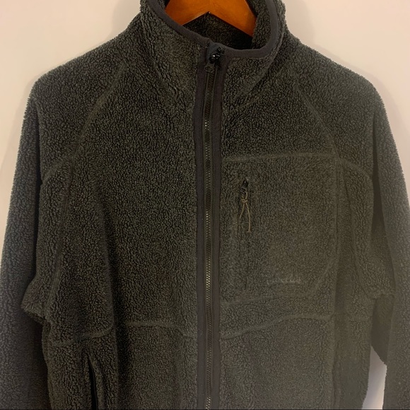 Cabelas  Fleece Jacket Deep Pile Womens M Medium Full Zip Gray Warm - Picture 3 of 8